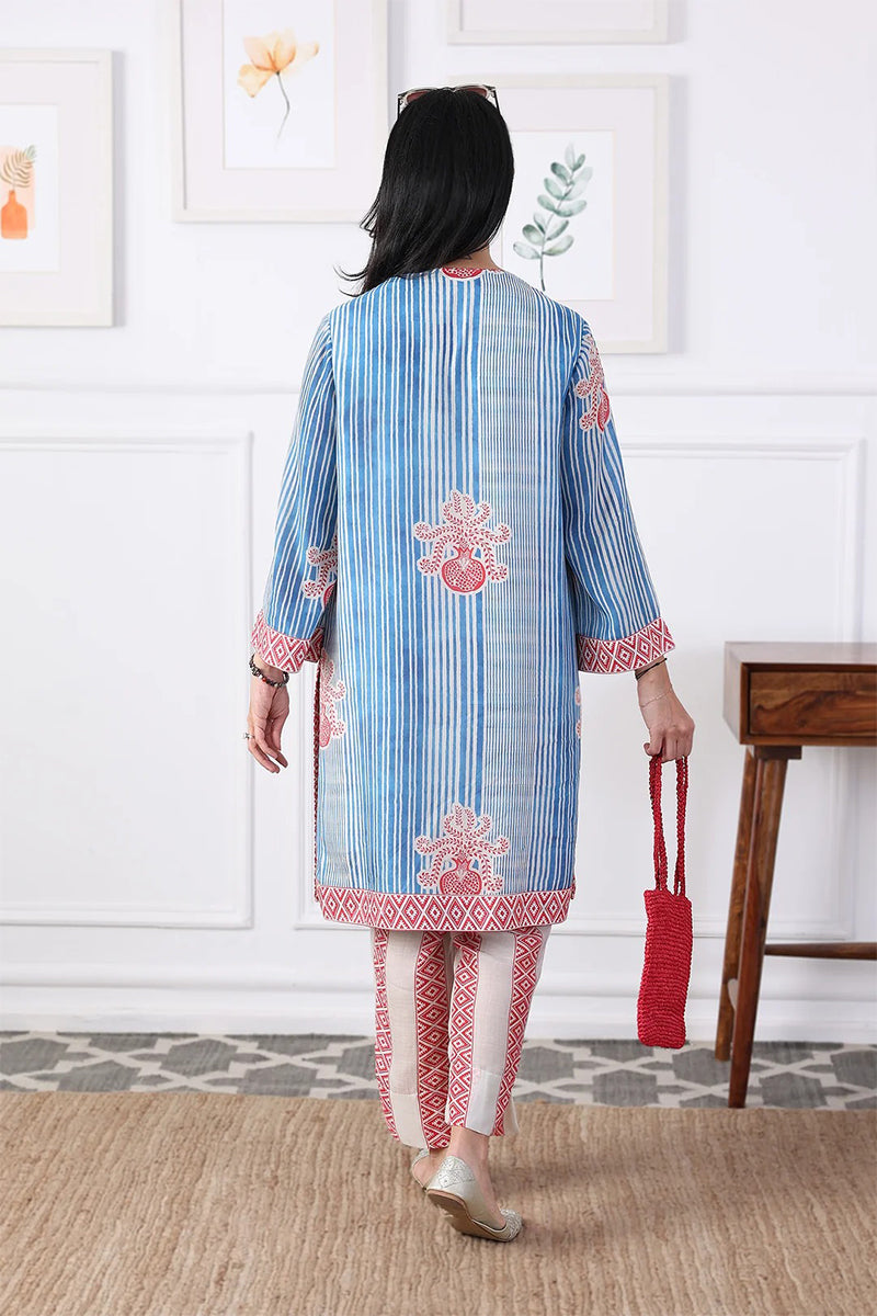 Kurta Pant Blue
