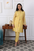 Kurta Pant Butter Yellow
