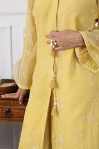 Kurta Pant Butter Yellow