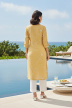 Kurta Pant Butter Yellow