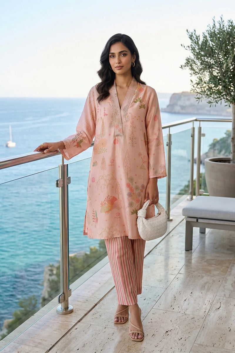 Kurta Pant Peach