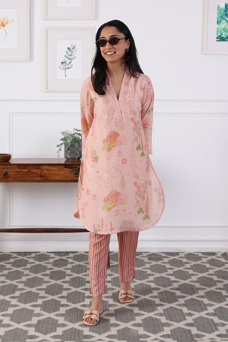 Kurta Pant Peach