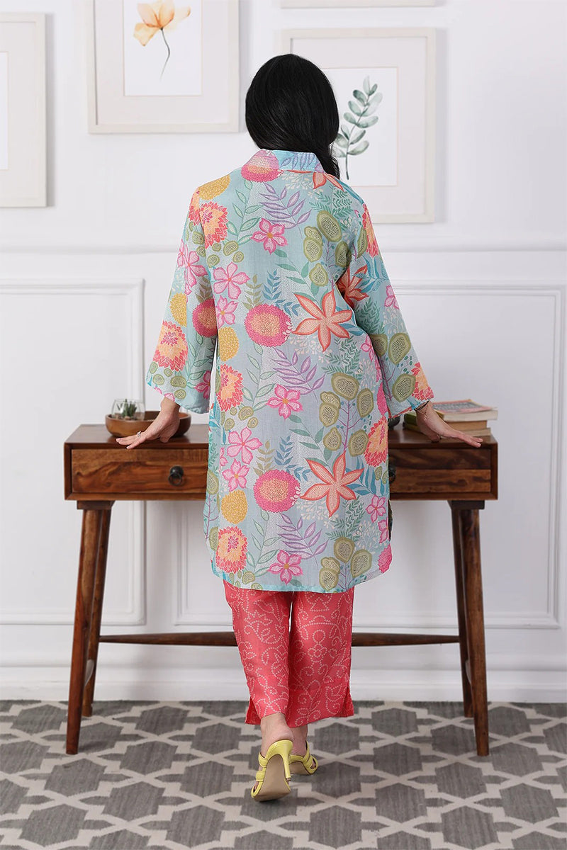 Kurta Pant Mint Pink