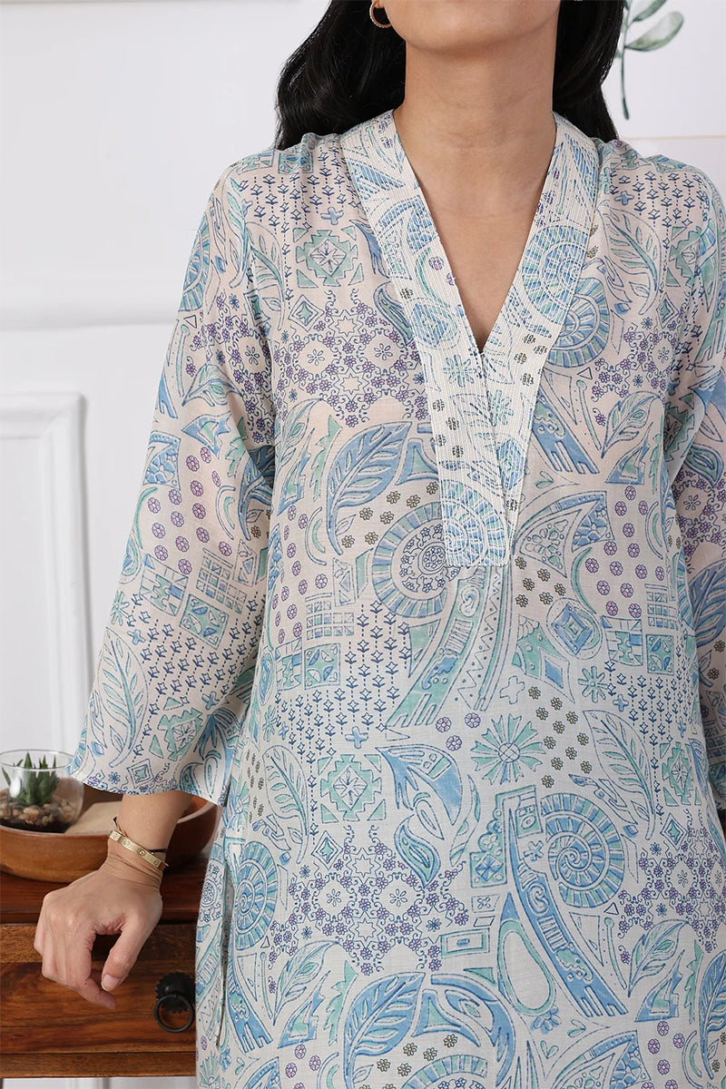 Kurta Pant Blue Reverie Amethyst