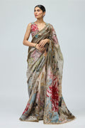 Saree Blouse Petticoat Ivory