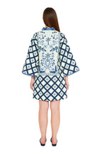 DRESS IVORY BLUE