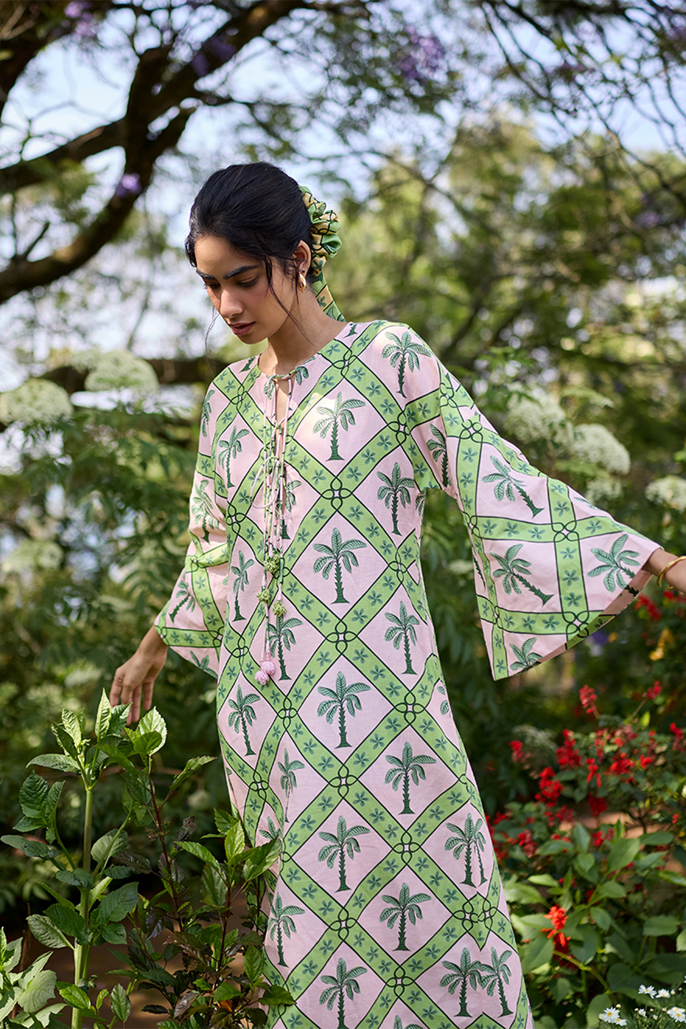 DRESS BLUSH GREEN