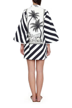 MINI KAFTAN BLACK WHITE