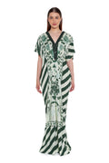 KAFTAN IVORY GREEN