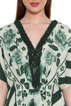 KAFTAN IVORY GREEN