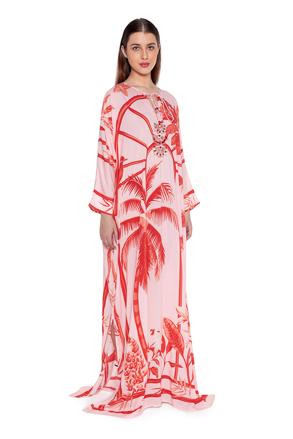 KAFTAN PEACH RED