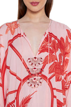 KAFTAN PEACH RED