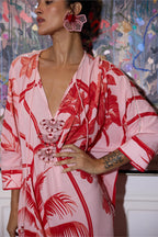 KAFTAN PEACH RED