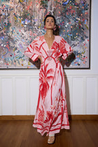 KAFTAN PEACH RED