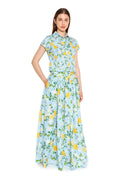SHIRT ICEBLUE YELLOW