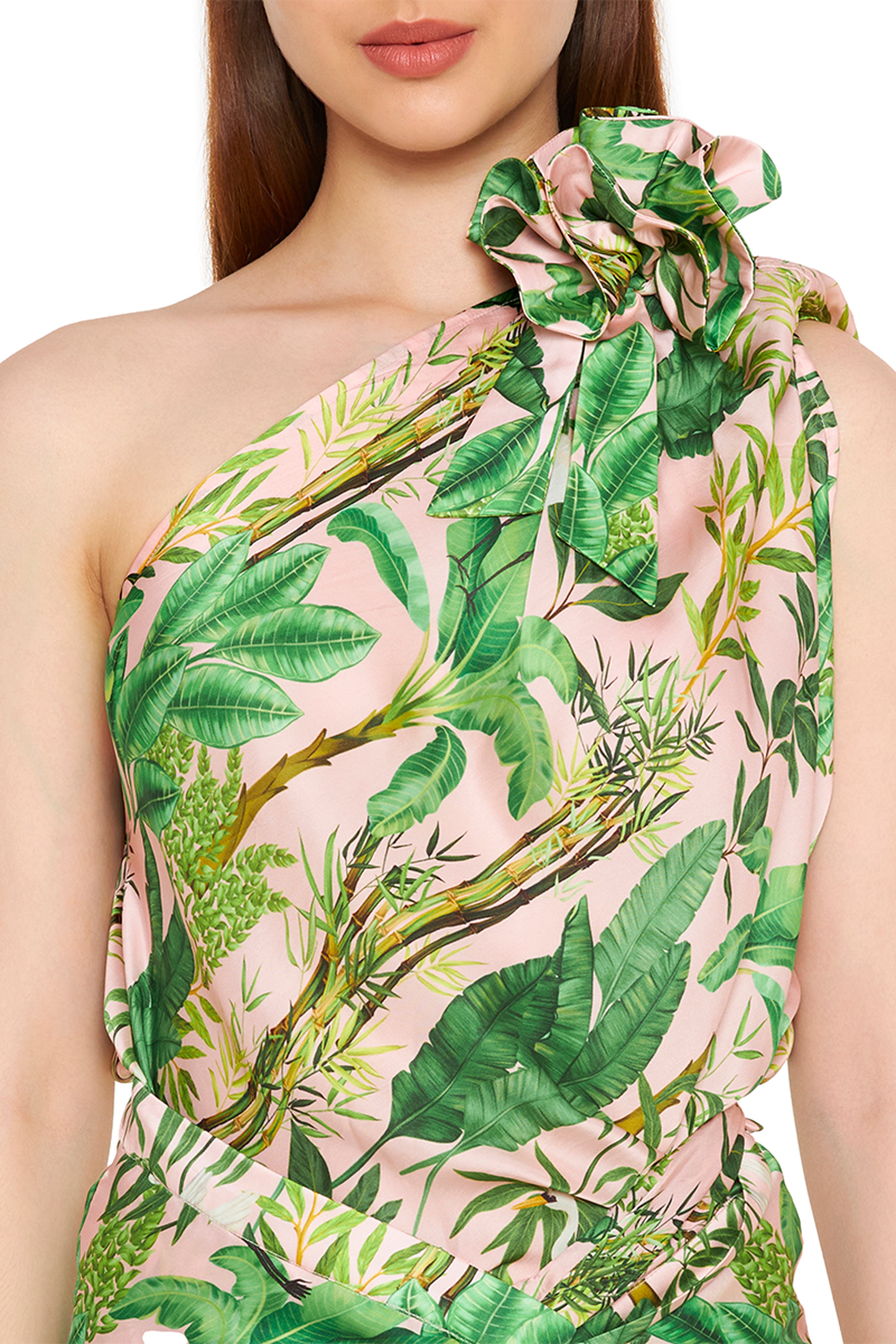 TOP BLUSH GREEN