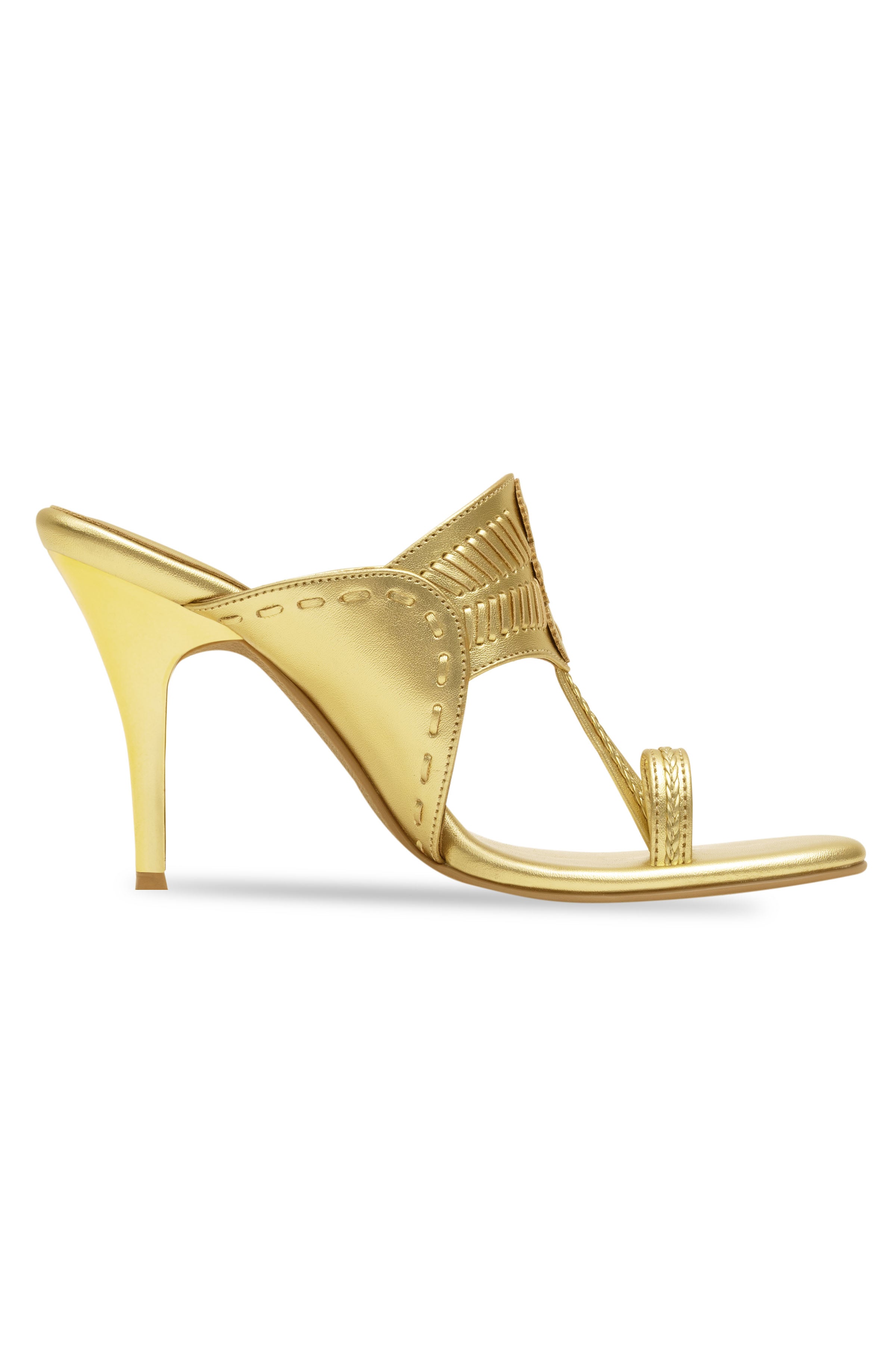 Gold Pencil Heels