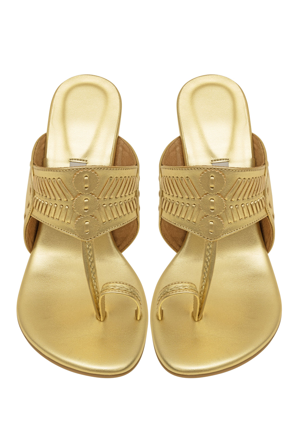 Gold Pencil Heels