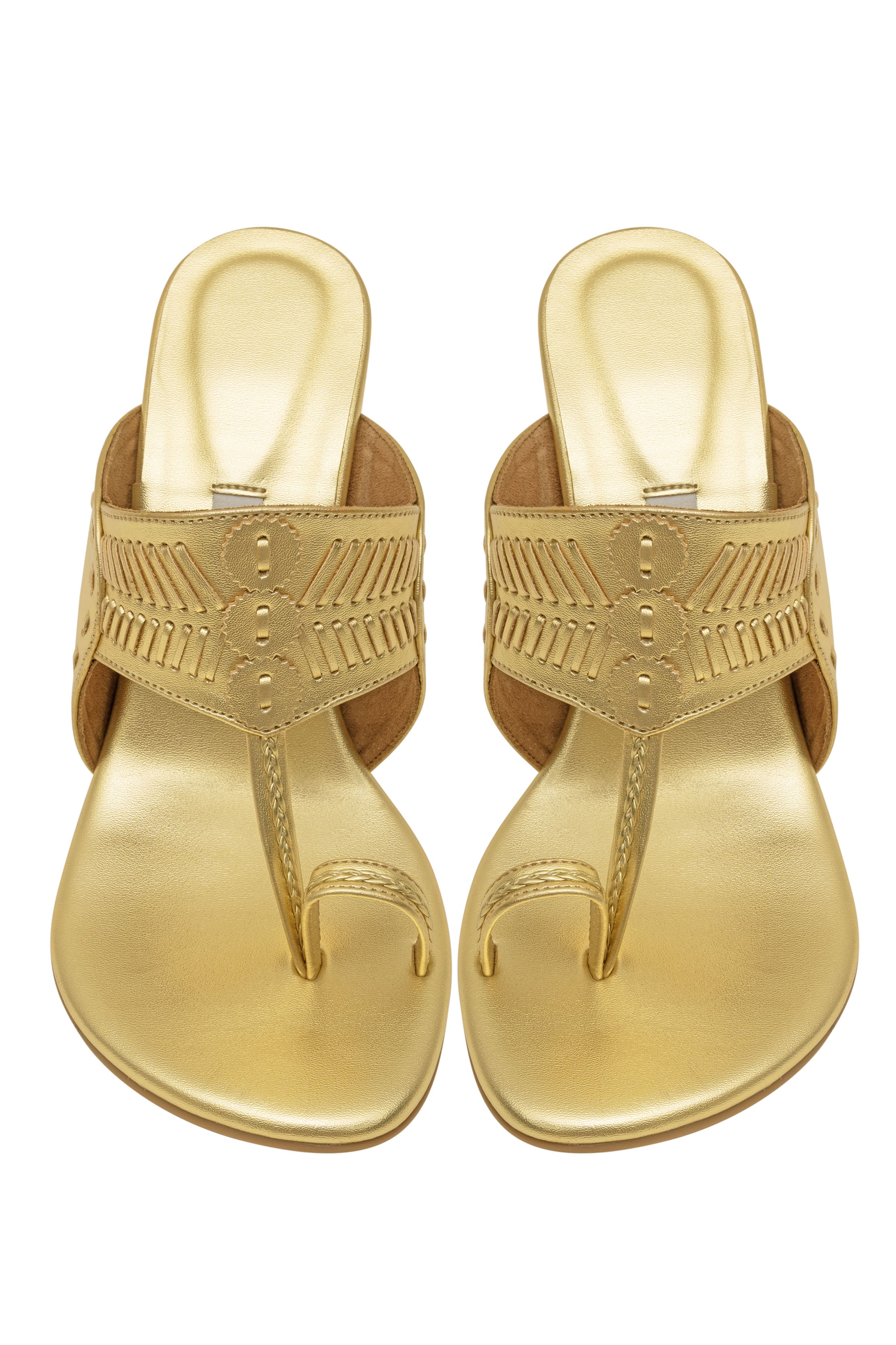 Gold Pencil Heels