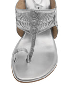 Silver Pencil Heels
