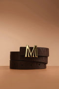 Brown M Women Belt