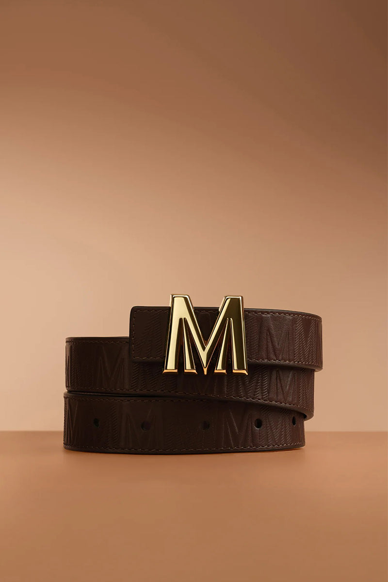 Brown M Women Belt