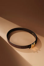 Brown M Women Belt