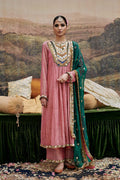 Kurta Set Pink Green