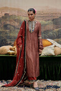 Tunic Pant Dupatta Slip Red