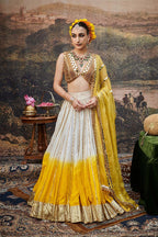 Lehenga Blouse Dupatta Yellow