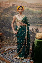 Saree Blouse Emerald