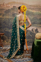 Saree Blouse Emerald