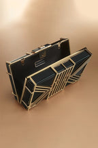 Black and Sahara Clutch