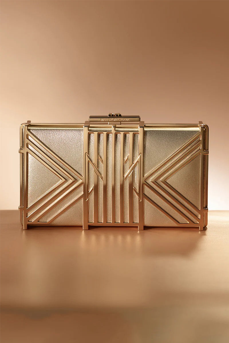 Black and Sahara Clutch