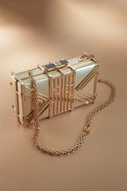 Black and Sahara Clutch