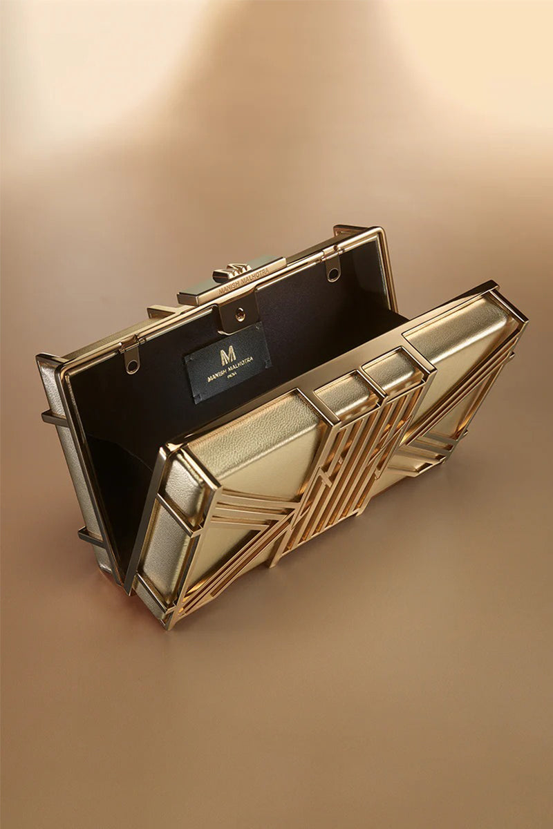 Black and Sahara Clutch