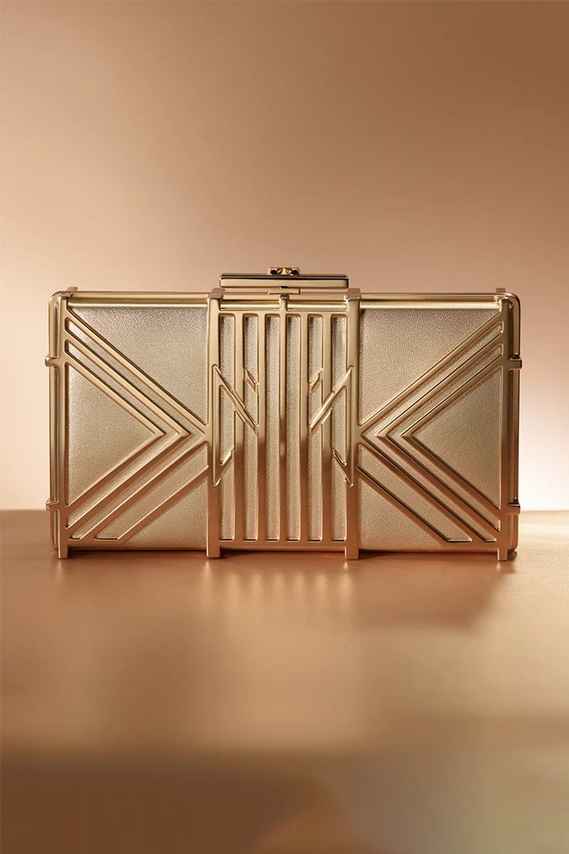 Black and Sahara Clutch