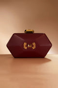 Burgundy Clutch