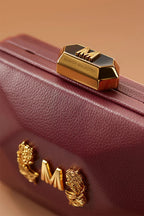Burgundy Clutch