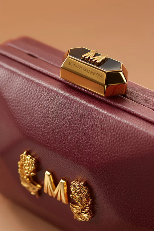 Burgundy Clutch