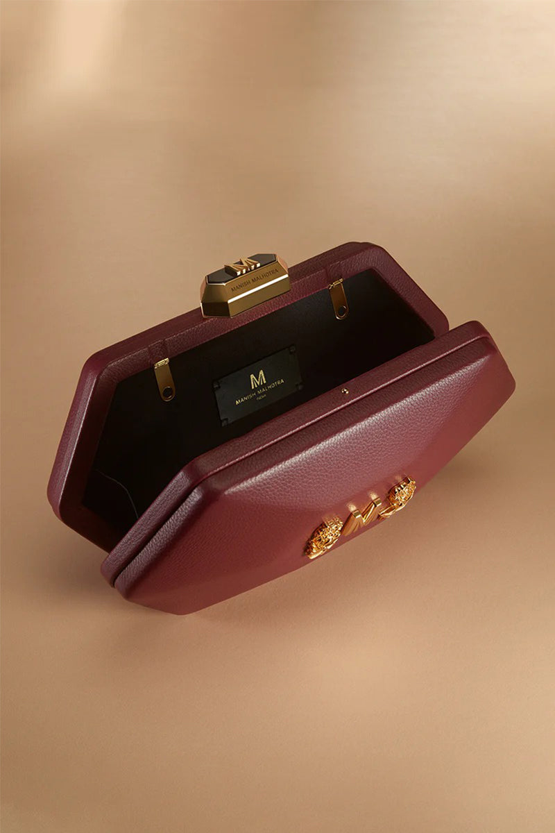 Burgundy Clutch