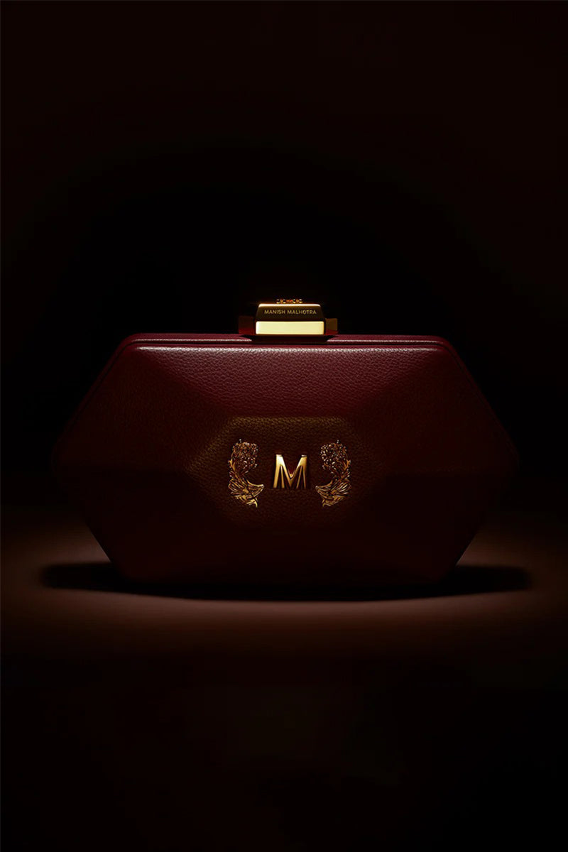 Burgundy Clutch